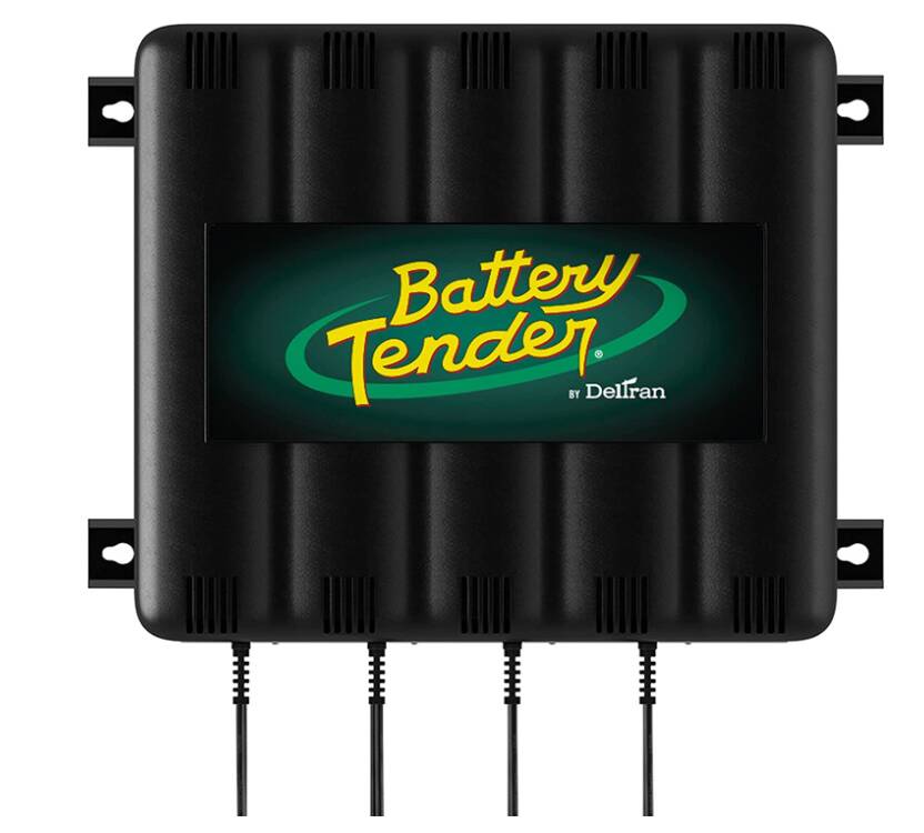 Battery Tender 4-Bank 12V, 1.25 Amp Battery Charger  • 022-0148-DL-WH