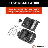 Lippert Keyless RV Door Lock with Bluetooth - Right  • 2022119636