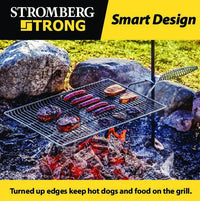 Stromberg Carlson Stake & Grill Cooking Rack with Storage Bag  • GR-1522