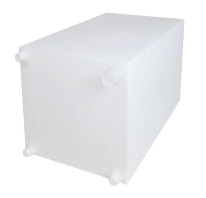 Icon WT2459 15 gal. Fresh Water Tank with 1/2" Fittings (22"L x 13"W x 13"H)  • 12723