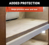 Lippert Teddy Bear Bunk Mat Cover - 32" x 74" x 4" (Tan)  • 679300