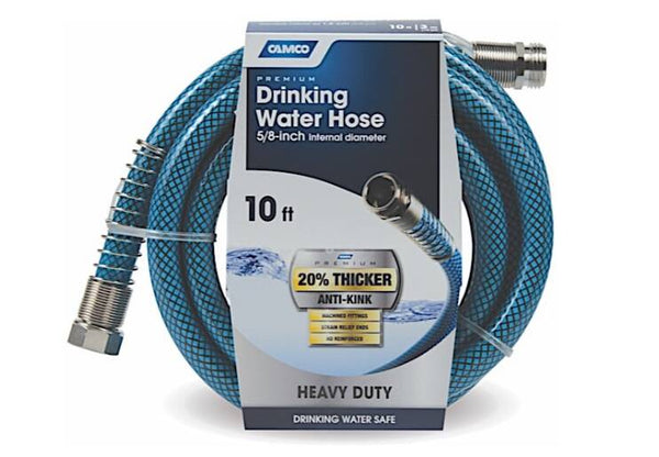 Camco Premium Drinking Water Hose 10 ft. 5/8" ID  • 22823