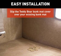 Lippert Teddy Bear Bunk Mat Cover - 32" x 74" x 4" (Tan)  • 679300