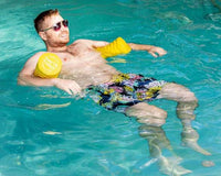Aqua Lily Pad Not Your Average Pool Noodle - Yellow  • POOL NOODLE-YL