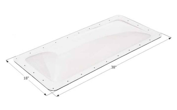 Icon RV Skylight 34" x 14" - Clear  • 01850