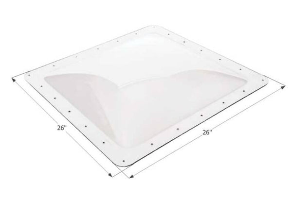 Icon RV Skylight, 22" x 22" - Clear  • 01856