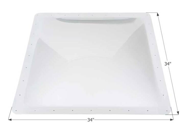 Icon RV Skylight 30" x 30" - Translucent White  • 01863