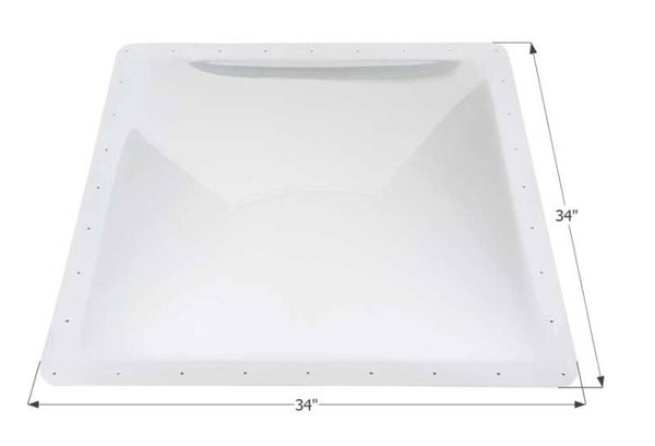 Icon RV Skylight 30" x 30" - Translucent White  • 01863