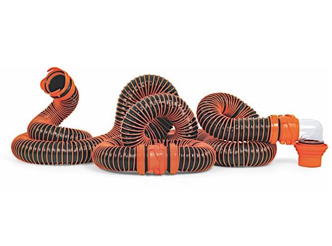 Camco RhinoEXTREME 20' Black Sewer Hose Kit  • 39867