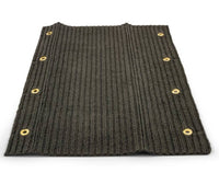 Camco Premium Double Ribbed Step Rug, 18"x23", Gray  • 42956