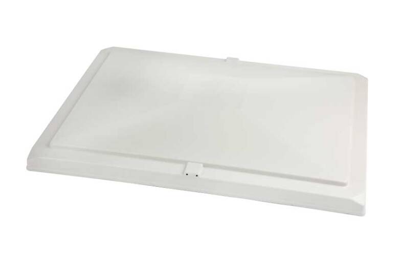 Heng's 24" x 17" Escape Hatch Vent Lid for Heng's/Elixir Escape Hatches, White  • 90088-C1
