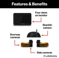 Furrion Vision S 3-Camera System with Sharkfin Rear Camera and 5" Monitor  • 2021123903