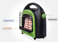 Flame King 10,000 BTU Propane Gas Tank Space Radiant Portable Heater Indoor & Outdoor  • YSN-CHS10