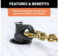 Curt OEM Puck System 2-5/16" Gooseneck Kit, Chevy, GMC, Ford, Nissan, 38K  • 60639