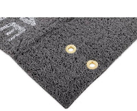 Camco RV Wrap Around Step Rug, Fits 18-Inch Wide Steps- Welcome Home, Gray / White  • 53196