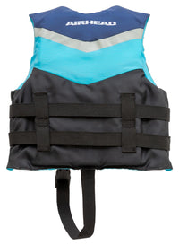 Airhead Vibe Life Jacket Vest - Blue/Black/Gray, Child  • 30053-02-A-BL