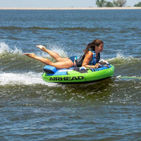 Airhead Shield 1-Person Inflatable Towable Boat Tube  • AHSH-T1