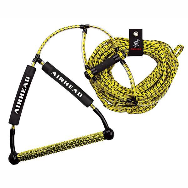 Airhead Trick Handle Wakeboard Rope, 75', Yellow/Black  • AHWR-1