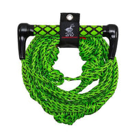 Airhead 4 Section Wakesurf Rope, 25', Green  • AHWS-R03