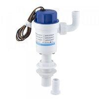 Albin Pump Cartridge Aerator Pump - 500 GPH - 12V - Straight  • 01-05-077
