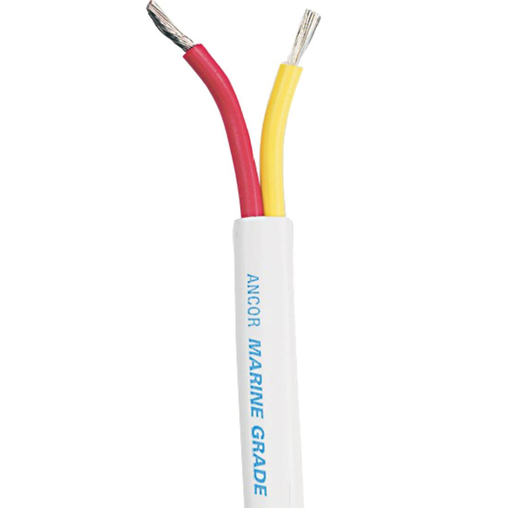 Ancor Safety 14/2 AWG 250' Red/Yellow Flat Duplex Cable  • 124525