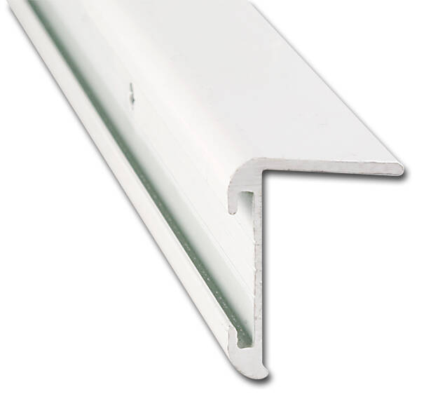 AP Products 8' Long Leg Insert Corner Molding, Polar White  • 021-85201-8