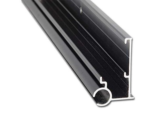 AP Products 16' Insert Gutter/Awning Rail, Black  • 021-56302-16