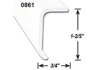 AP Products Long Leg Trim, Black 1-2/5" x 3/4" x 16'  • 021-86102-16