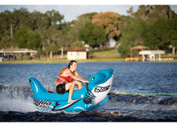 Aqua Leisure The Shark 1-2 Rider Sit-On Style Towable Tube  • APT21226