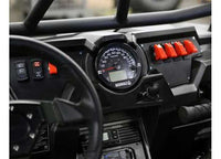 Assault Industries Billet Aluminum Gauge Bezel for RZR/Ranger, Black  • 201005BA0121