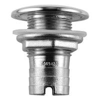 Attwood 1-1/2" Hole Stainless Steel Thru-Hull Fitting for 1-1/8" D Hose  • 66543-3