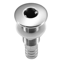 Attwood 1-1/8" Hole Stainless Steel Thru-Hull Fitting for 5/8" Hose   • 66546-3