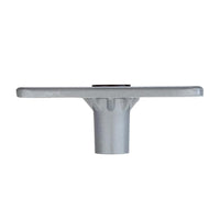 Attwood Lock'N-Pin 7" x 7" Clear Coat Aluminum Non-Threaded Square Base with Acetal Bushing for 3/4" D Post  • 67749