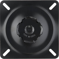 Attwood 075 Series 11" H x 3/4" D Aluminum Non-Threaded Fixed Post with Seat Mount & 7" x 7" Non-Threaded SS Square Base  • 97739