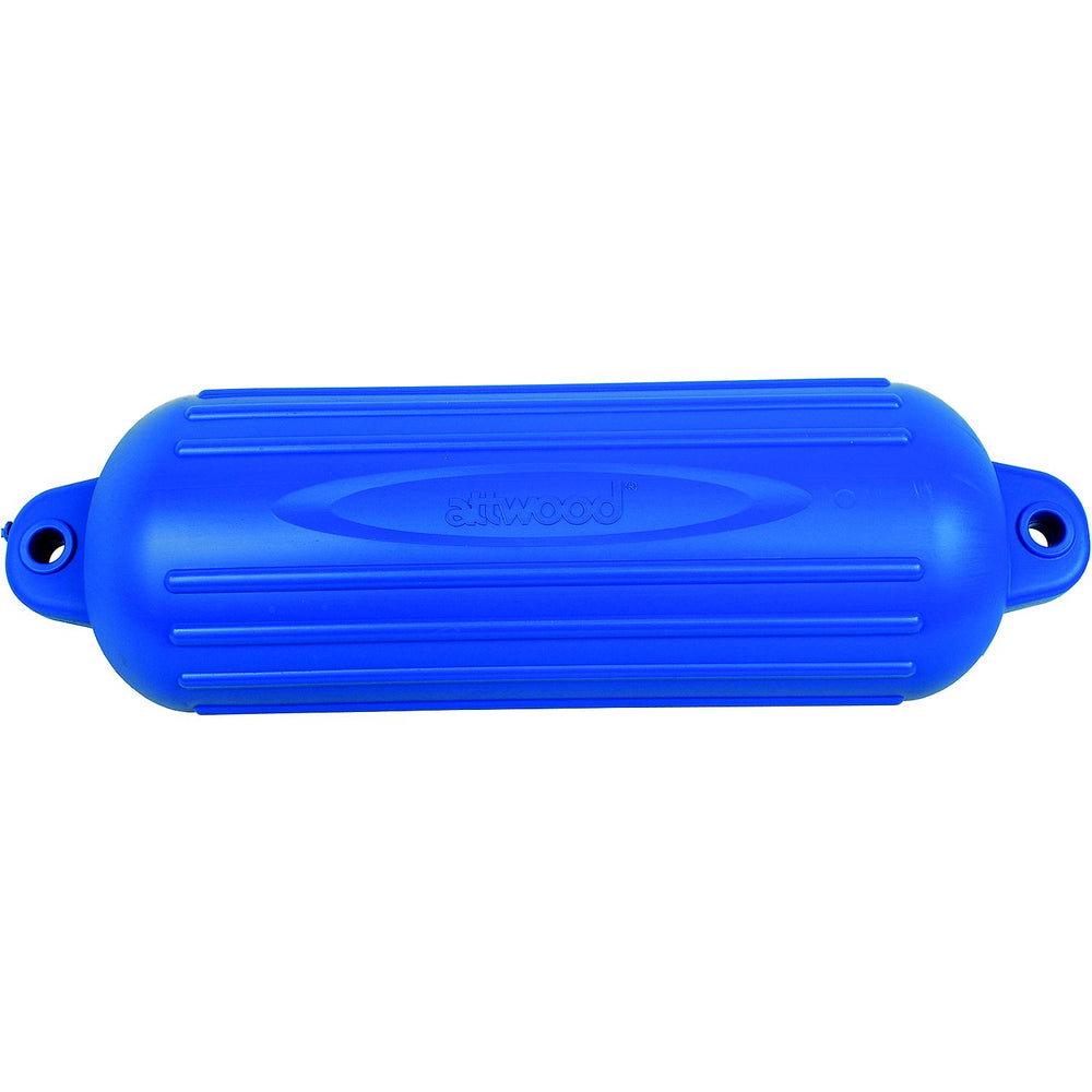 Attwood Softside Ribbed Boat Fender, 28" x 8" Blue  • 9358B1