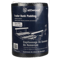Attwood 8"x12' Trailer Bunk Padding, Charcoal  • 11246-1
