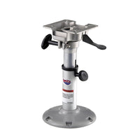 Attwood LakeSport 12.5"-15.5" H x 2-3/8" D Anodized Aluminum Manual Bell Adjustable Post with Seat Mount & Round Base  • 2385405