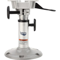 Attwood LakeSport 12.5"-15.5" H x 2-3/8" D Anodized Aluminum Manual Bell Adjustable Post with Seat Mount & Round Base  • 2385405