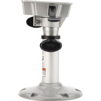 Attwood LakeSport 12.5"-15.5" H x 2-3/8" D Anodized Aluminum Manual Bell Adjustable Post with Seat Mount & Round Base  • 2385405