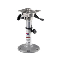 Attwood LakeSport 14"-20" H x 2-3/8" D Anodized Aluminum Manual Bell Adjustable Post with Seat Mount & Round Base  • 2385400