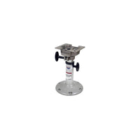 Attwood LakeSport 14"-20" H x 2-3/8" D Anodized Aluminum Manual Bell Adjustable Post with Seat Mount & Round Base  • 2385400