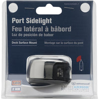 Attwood LightArmor Stainless Steel Deck Mount Port Side Red LED Light  • NV2012SSR-7