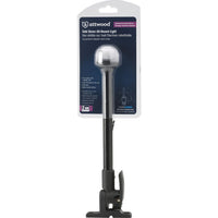 Attwood 12"  Black Plastic Horizontal Mount Fold-Down Anti-Glare All-Round Light with Base  • 5358-P12-7