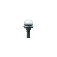 Attwood 12"  Black Plastic Horizontal Mount Fold-Down Anti-Glare All-Round Light with Base  • 5358-P12-7