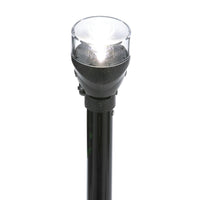 Attwood 12" Plastic Horizontal Mount Fold Down Anti-Glare All-Round LED Light with Base  • 5558-P12A7