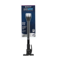 Attwood 12" Plastic Horizontal Mount Fold Down Anti-Glare All-Round LED Light with Base  • 5558-P12A7
