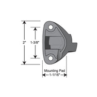 Attwood  12" Horizontal Mount Fold-Down Anchor/Masthead LED Light with Base  • 7812-S-7