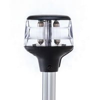 Attwood 20" Horizontal Mount Fold-Down Anchor/Masthead Light with Rail Adaptor  • 7202-P-7