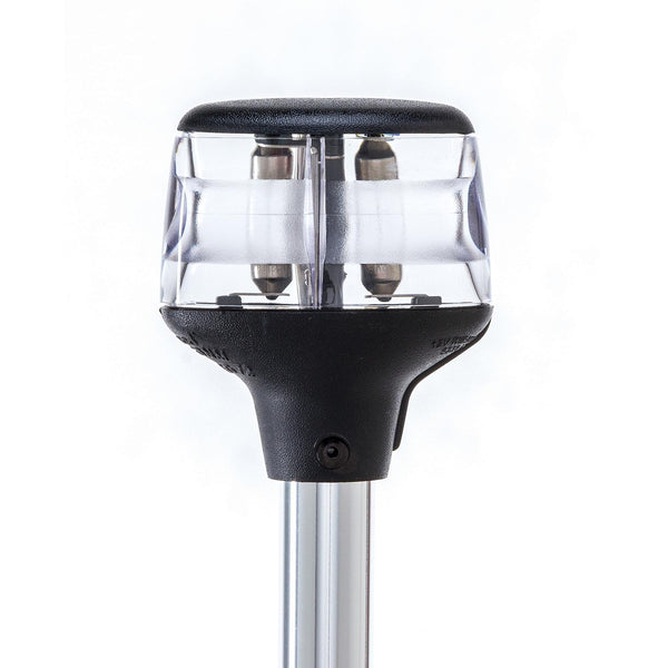 Attwood 20" Horizontal Mount Fold-Down Anchor/Masthead Light with Rail Adaptor  • 7202-P-7