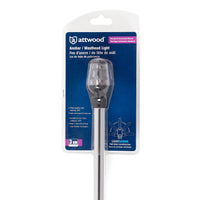 Attwood 20" Horizontal Mount Fold-Down Anchor/Masthead Light with Rail Adaptor  • 7202-P-7